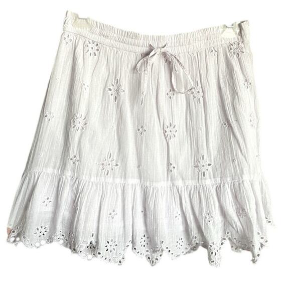 Aerie Women's mini Skirt Flowy white size Small - Picture 2 of 10